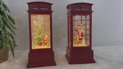 Bola de Cristal Musical Navidad | Lámpara Decorativa 20,5×17 cm | Snowflake Music Box