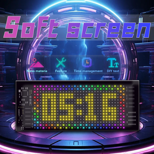 Pantalla LED 16×32 RGB2121 512 LEDs | USB 5V | Impermeable IP65