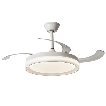 Lámpara de Techo Invisible Moderna con Ventilador LED 42" | Control Remoto